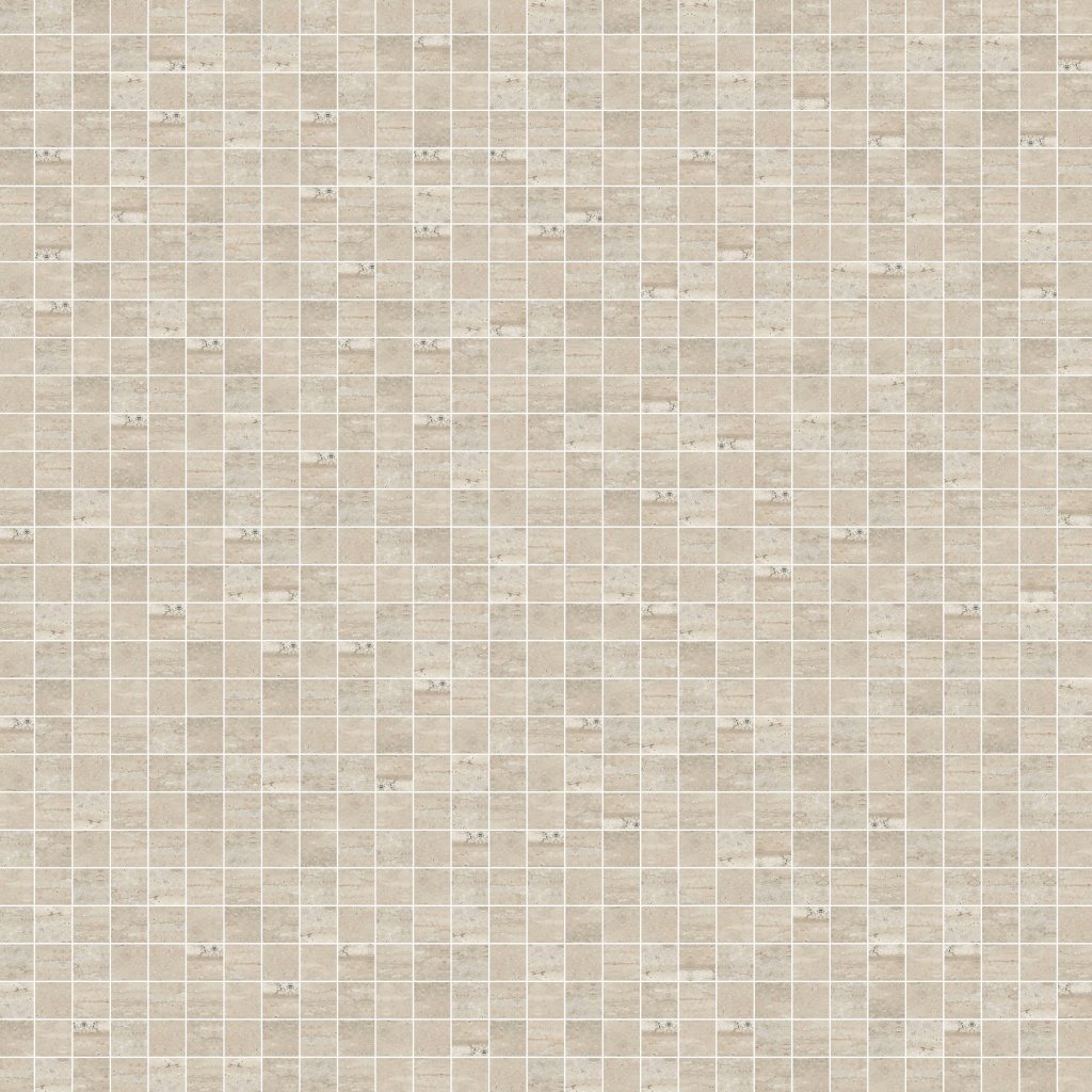Qualis Ceramica Saturnia 2x2 Mosaic Navona Matte