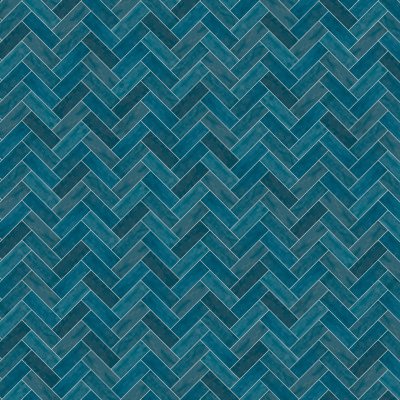 Qualis Ceramica Barcelona 2X6 Blue - Herringbone