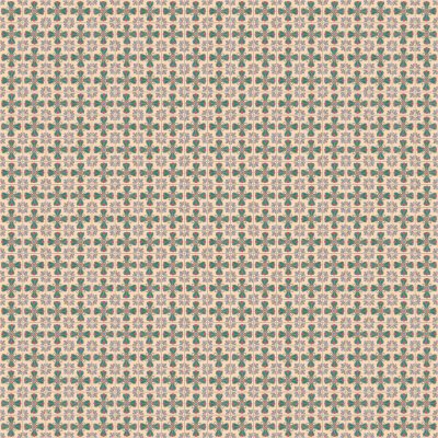 Marble Systems 300 Glazed Button Flower Ceramic Tile 3x3 - 300 - 3" x 3" x 3/8"