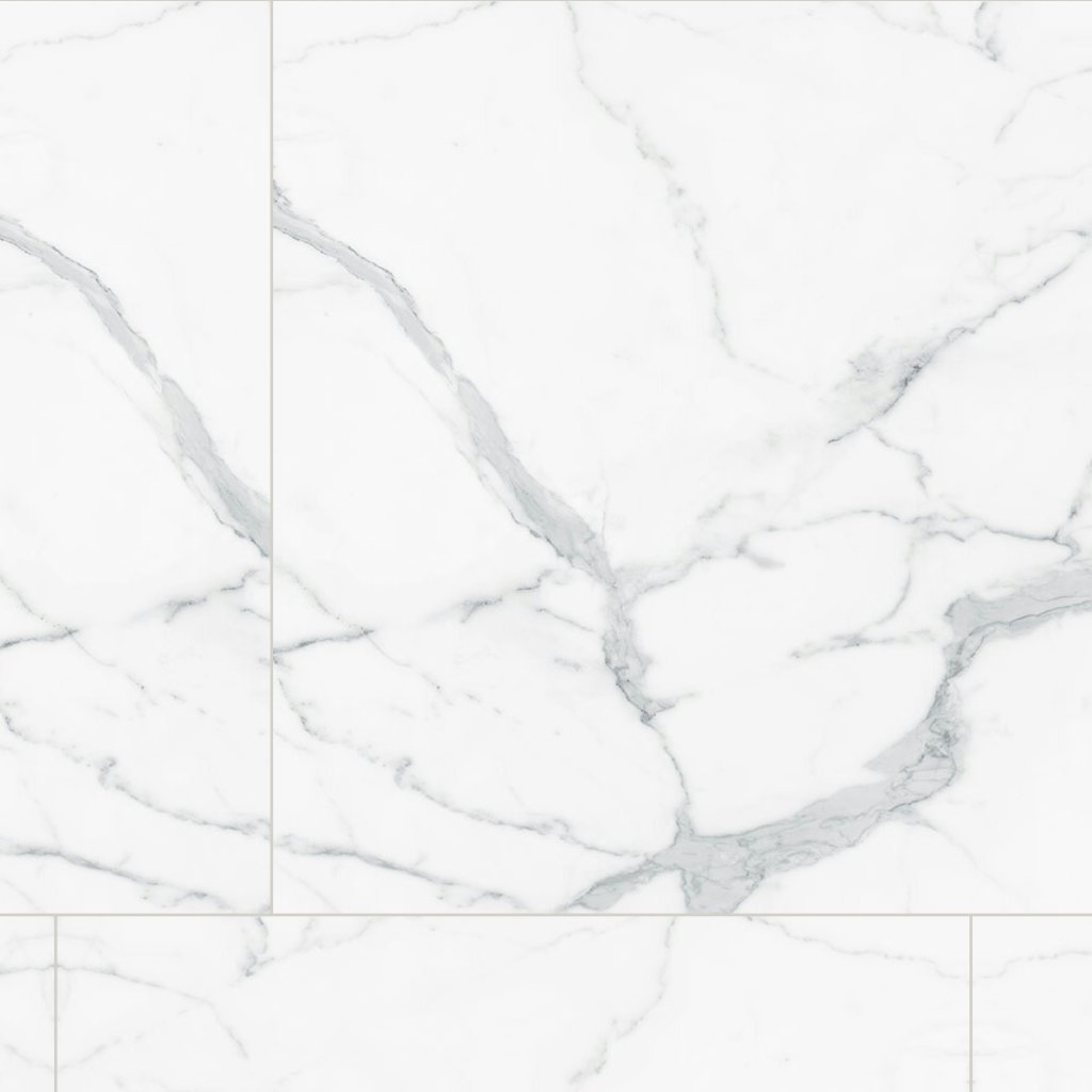 Qualis Ceramica Royal Stoneworks 48X48 Grandvein White Honed