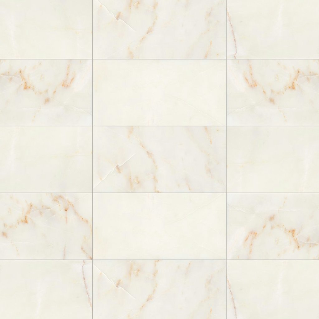 Marble Systems Calacatta Amber Polished Marble Tile 12x24 - Calacatta Amber