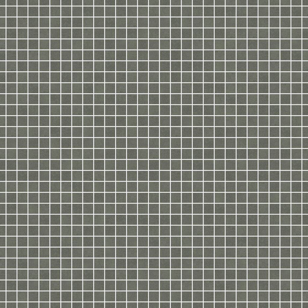 Qualis Ceramica Madison 2X2 Mosaic Carbon Matte - Black