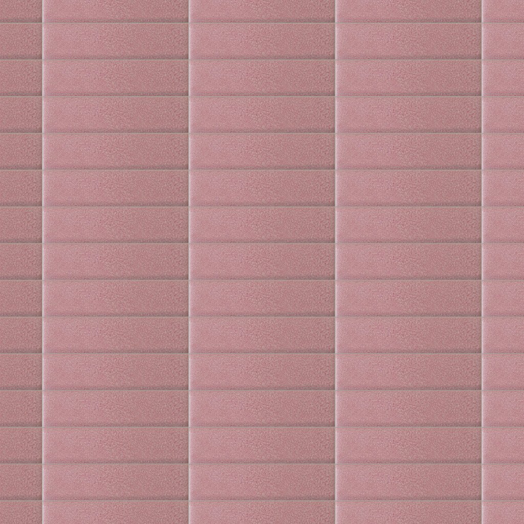 Marble Systems Rosie Glossy Ceramic Tile 4x16 - Rosie