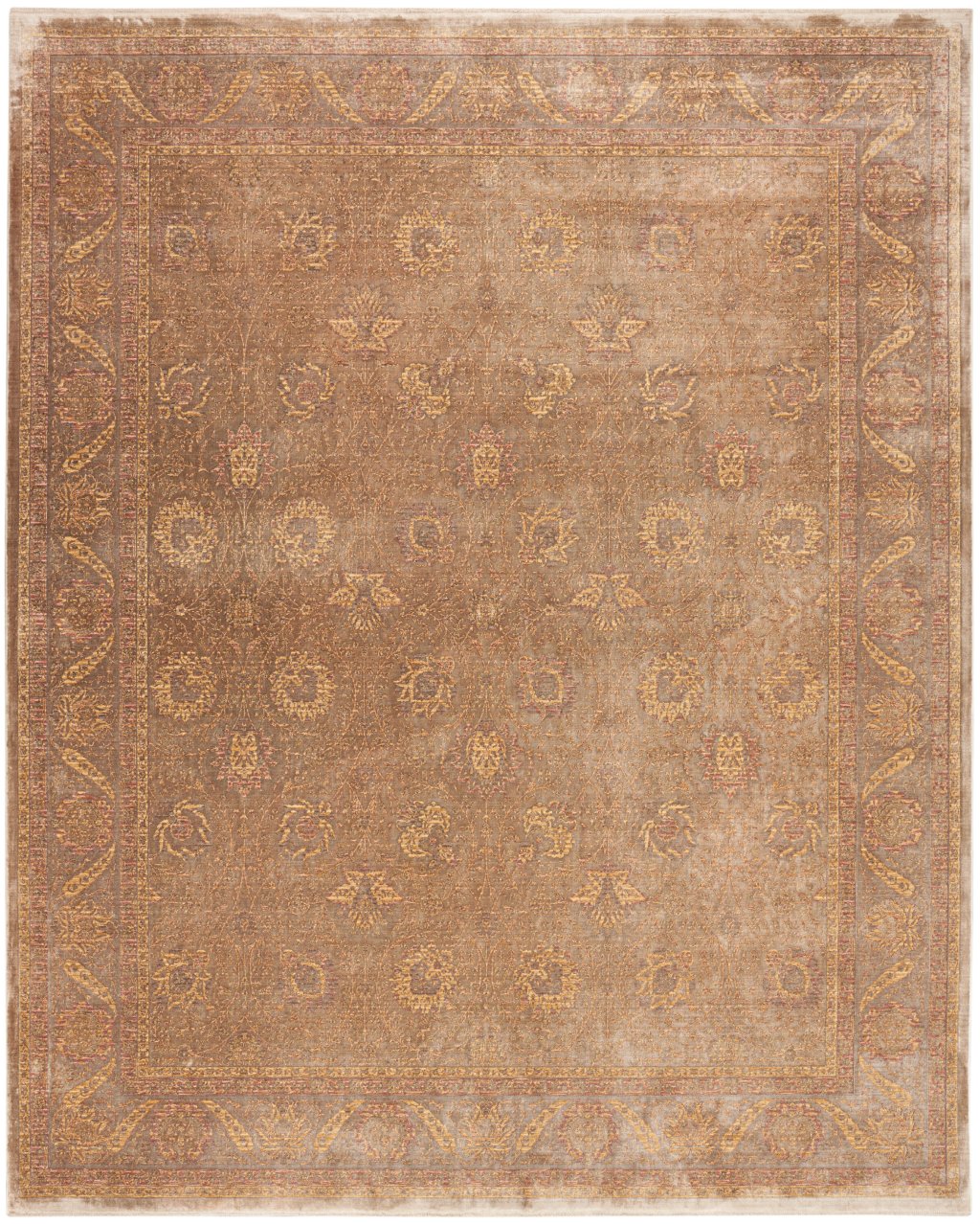 Nourison Home Nourison Luxurious LRS02 8' x 10' Taupe Vintage Indoor Rug