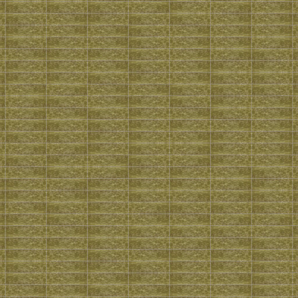 Marble Systems Seaweed Glossy Thin Brick Tile 2 1/4x7 7/8 - Seaweed