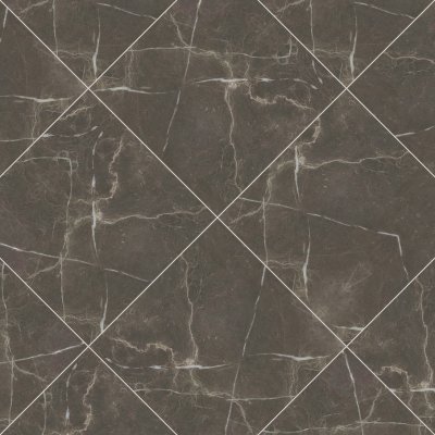 Qualis Ceramica Royal Stoneworks 24X24 Regal Brown Marble Polished - Herringbone