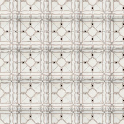 Marble Systems Calacatta Amber, Black, J13 Polished Valentin Waterjet Marble Mosaic 14 5/16x14 5/16 - Calacatta Amber, Black, J13 - 14 5/16" x 14 5/16" x 3/8"