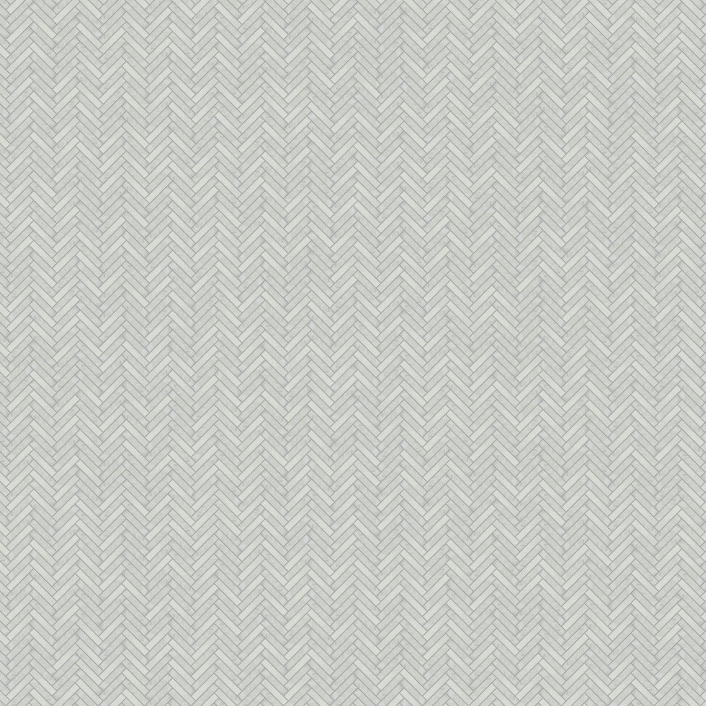 Marble Systems Carrara Blend Honed Herringbone 5/8x3 Marble Mosaic 10 7/16x12 13/16 - Carrara Blend