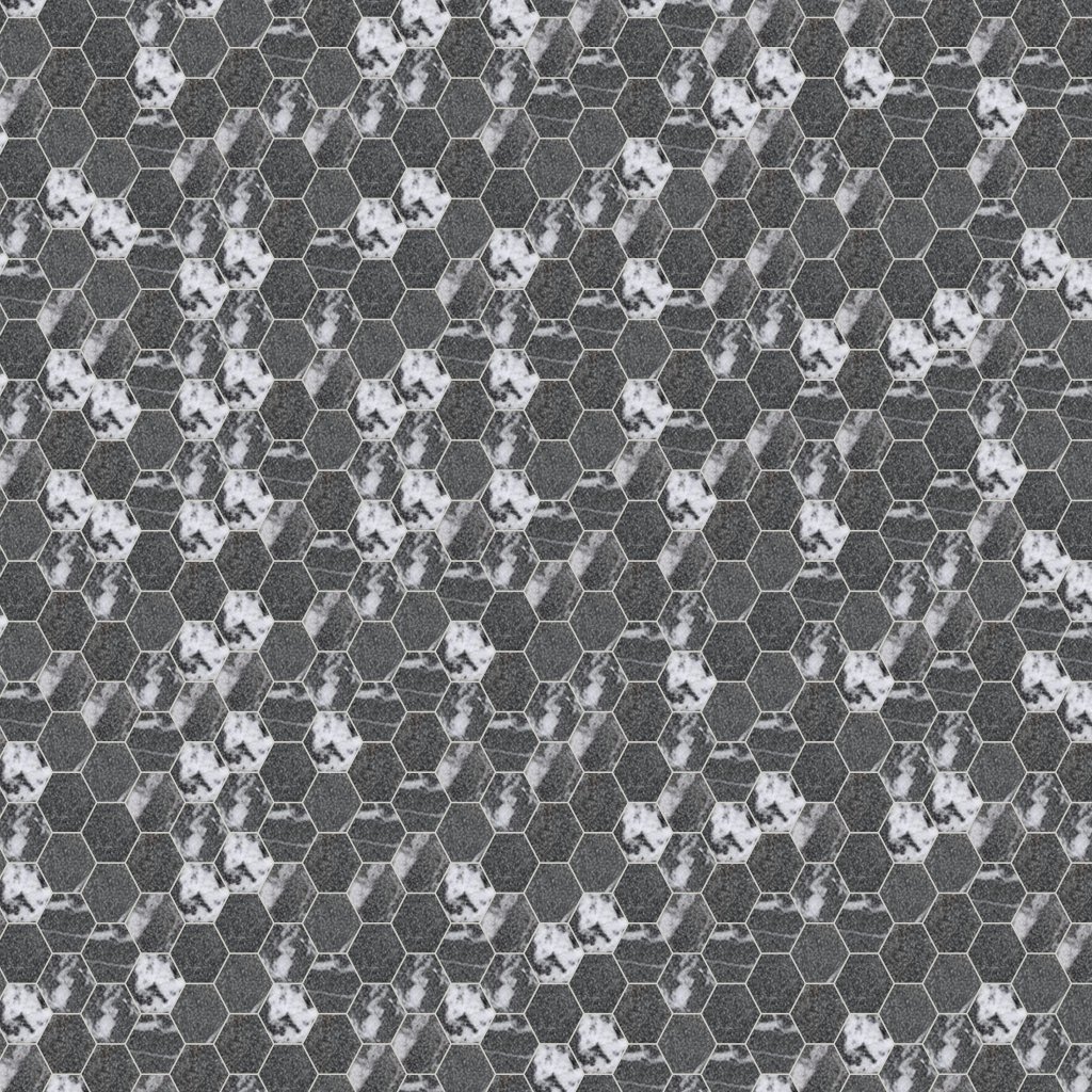 Qualis Ceramica Royal Stoneworks 2" Regal Black Vein Hex