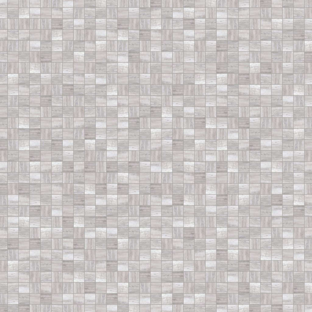 Marble Systems Zenit Grey Honed 2x2 Porcelain Mosaic 12x12 - Zenit Grey