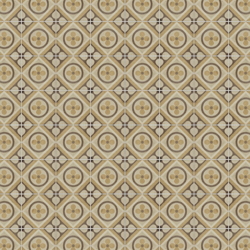 Daltile Quartetto Warm Petalo, Petalo, 8X8, Matte - Warm Petalo