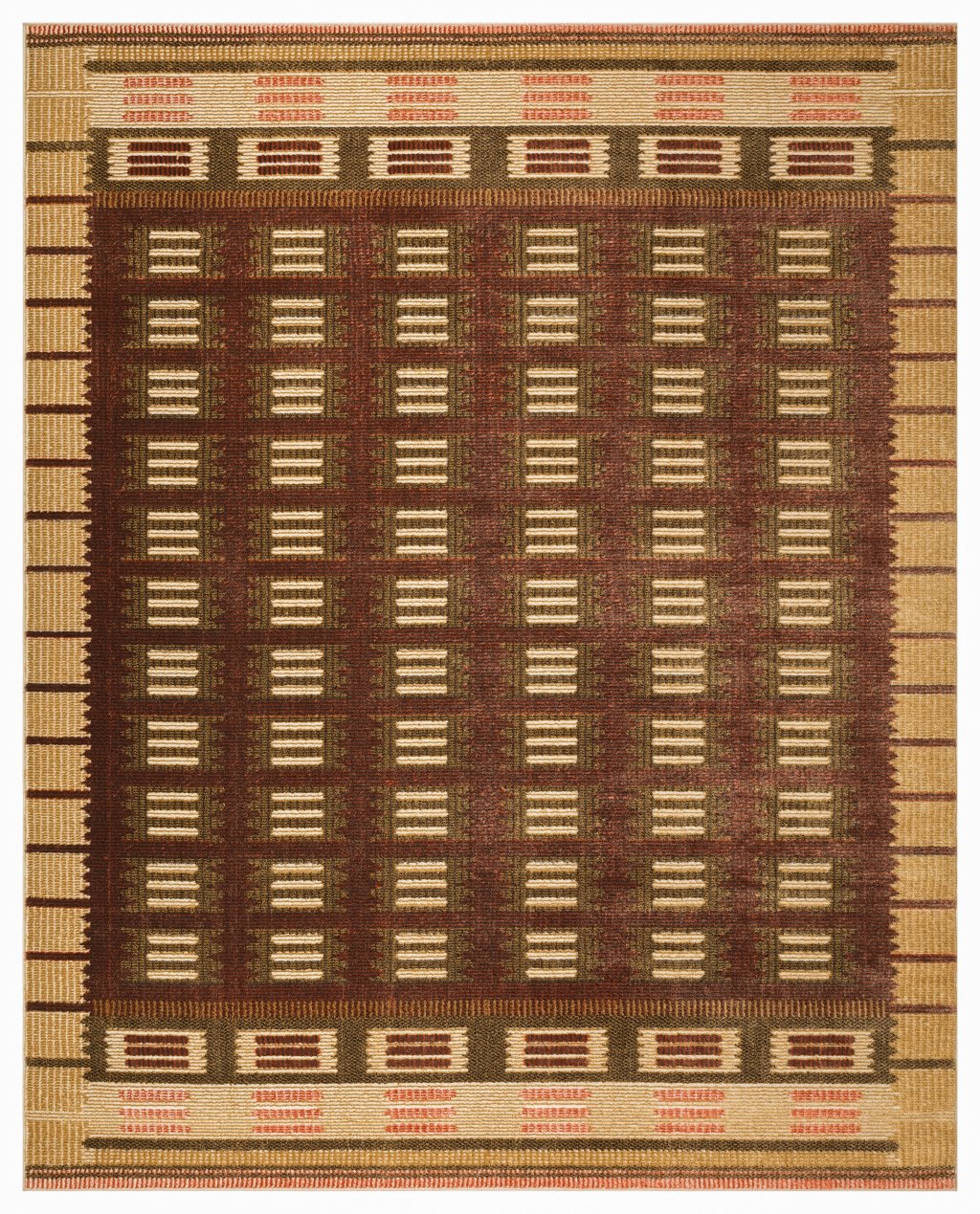 Nourison Home Nourison Nordic NRC16 8' x 10' Rust Modern Indoor Rug