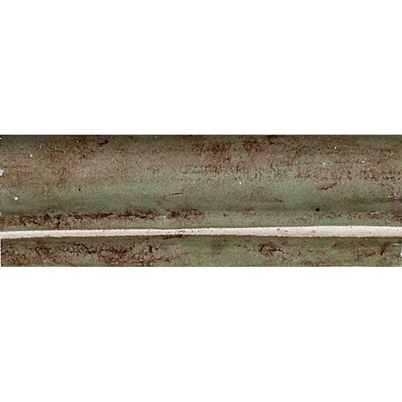 Marble Systems Wash Biscuit Jade Glazed Ogee Ceramic Moldings 2x6 - Wash Biscuit Jade