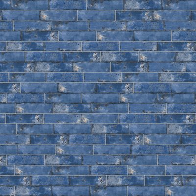 Qualis Ceramica Jamaica 3x11 Blue Gloss - 3" x 11"