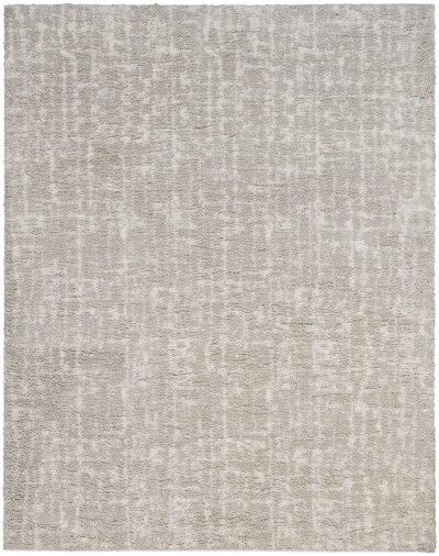 Nourison Home Nourison Modern Shag MMD06 7'10" x 9'10" Grey Ivory Modern Indoor Rug - 7'10" x 9'10"