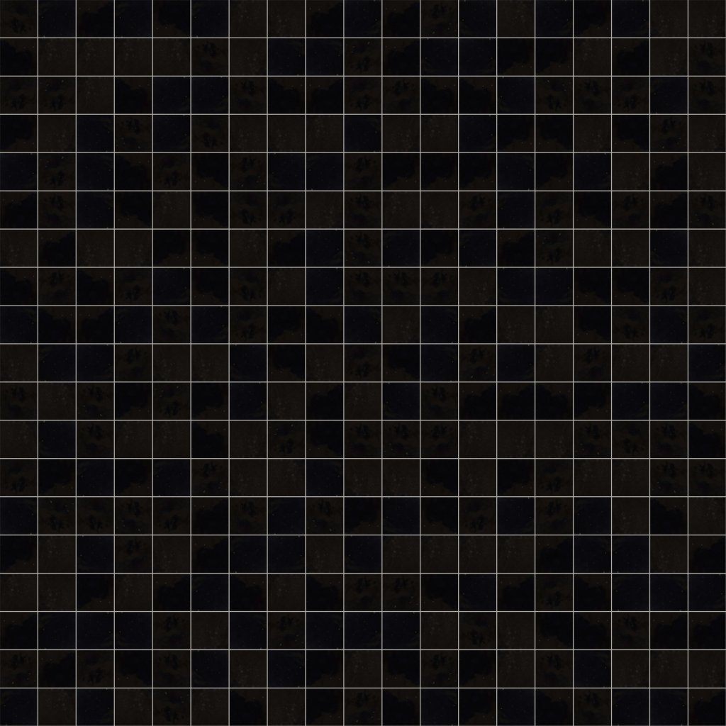 Marble Systems Noir Glossy Zellige Mosaic 12x12 - Noir