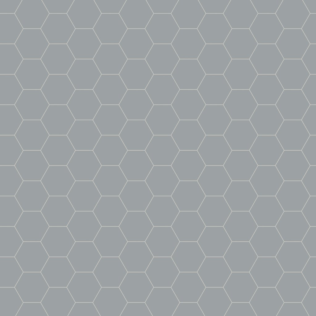 Qualis Ceramica Vida 5.5x6.3 Grey Hexagon