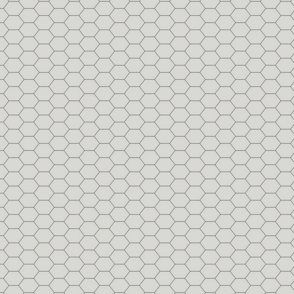Qualis Ceramica Traditions Warm Grey 2" Hexagon Unglazed Matt Mosaic - Warm Grey