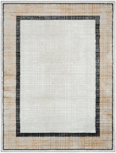 Nourison Home Nourison Dekor DEK06 7'10" x 9'10" Grey Charcoal Modern Indoor Rug - 5'3" x 7'