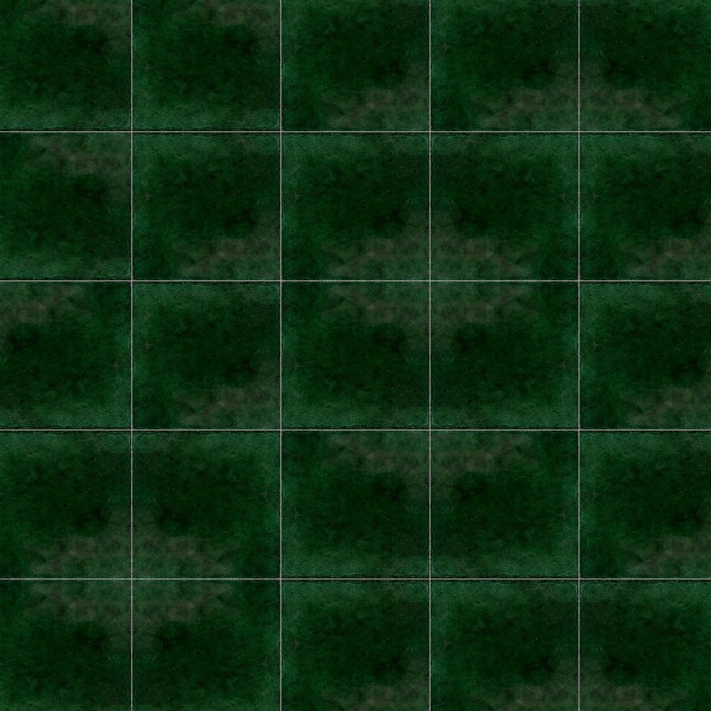 Marble Systems Emerald Crackled Ceramic Tile 12x12 - Emerald