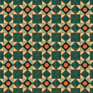 118 B Glazed Ceramic Tile 4x4 - 118 B