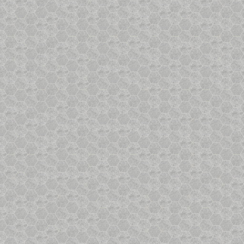 Qualis Ceramica LITHOFORM 4" HEX CROSSCUT TWILIGHT