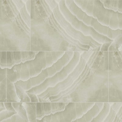 Qualis Ceramica Lustra 24x48 Onyx Sage Polished - 24" x 48"