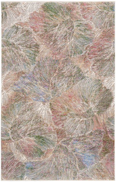 Nourison Home Nourison Quaint Harmony QUH04 9'10" x 13'1" Sage Multicolor Bohemian Indoor Rug - 5'3" x 7'6"