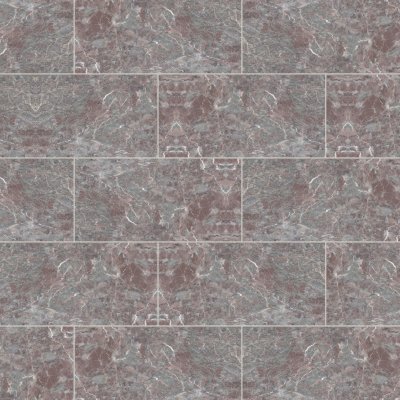 Qualis Ceramica Sereno Burgundy 12x24 - Alternating 1/2