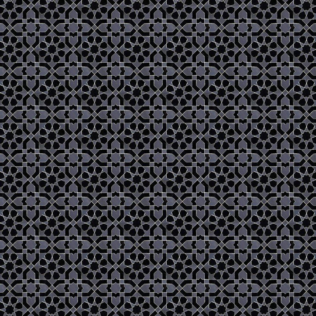 Marble Systems Gray, Black Glossy Jasmin Zellige Mosaic 12x12 - Gray, Black