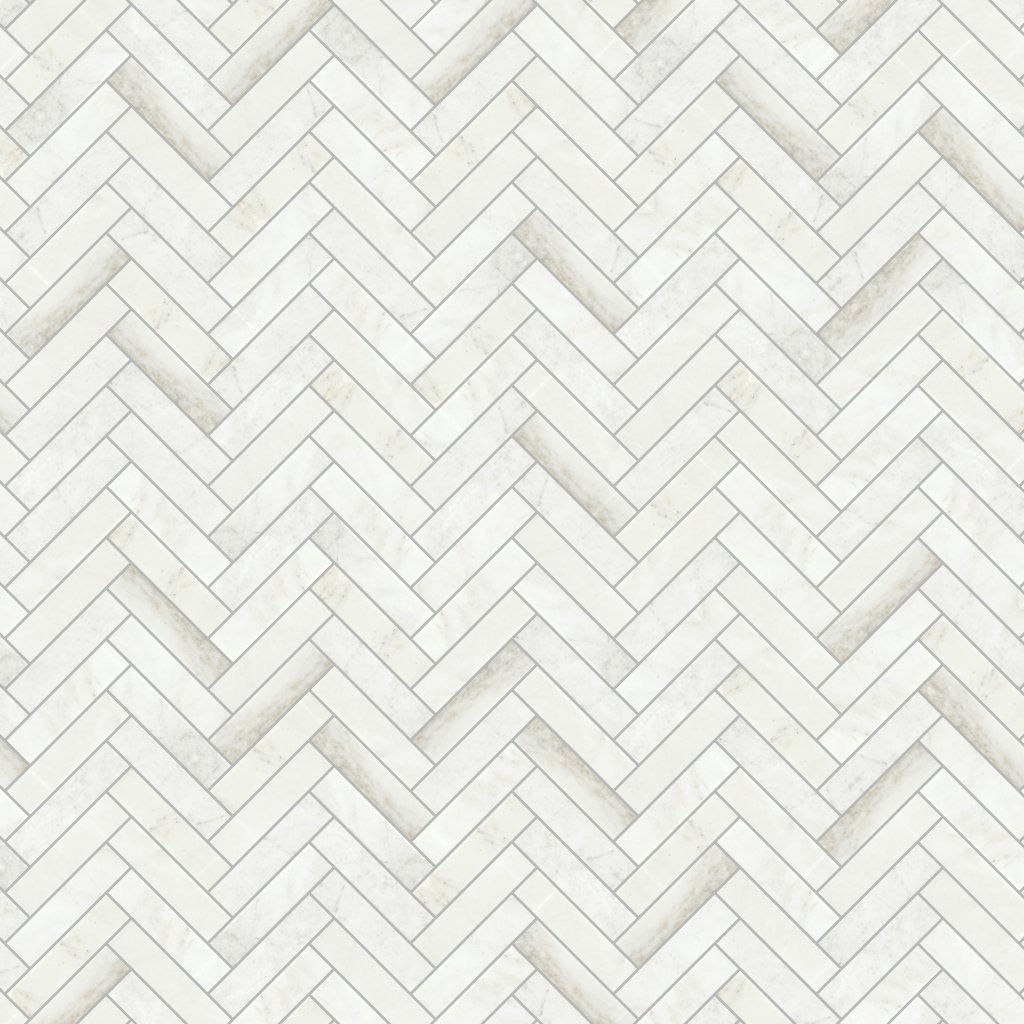 Daltile Renderra Loire Daphne White, Rectangle, 2X8, Antique - Daphne White