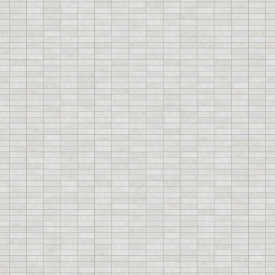 Marble Systems Iceberg Honed 5/8x3 Marble Mosaic 12x12 - Iceberg - 12" x 12" x 3/8"