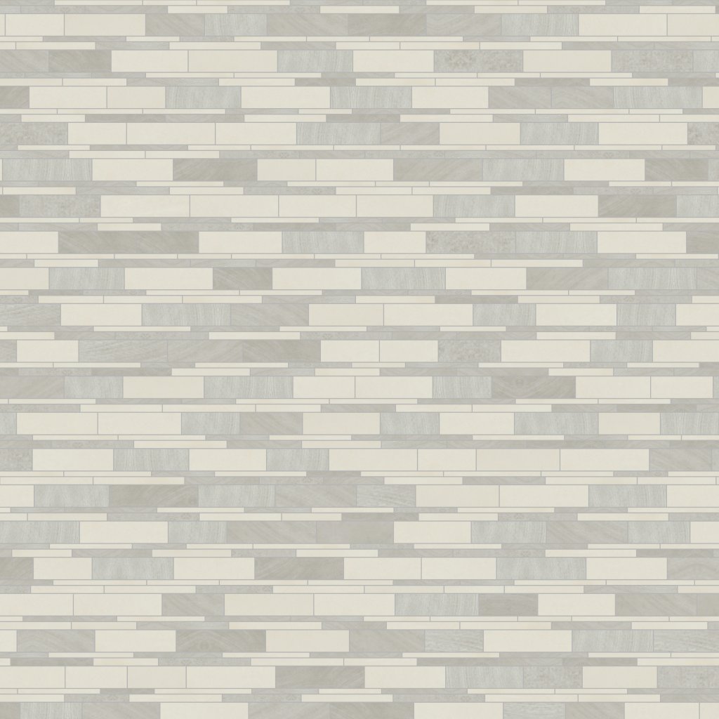 Daltile Ironcraft Phoshor Grey Blnd, Random Interlocking, Mixed - Phoshor Grey Blnd