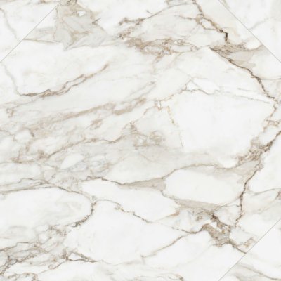 Qualis Ceramica Royal Stoneworks 63X126 Calacatta Royale Honed - Herringbone
