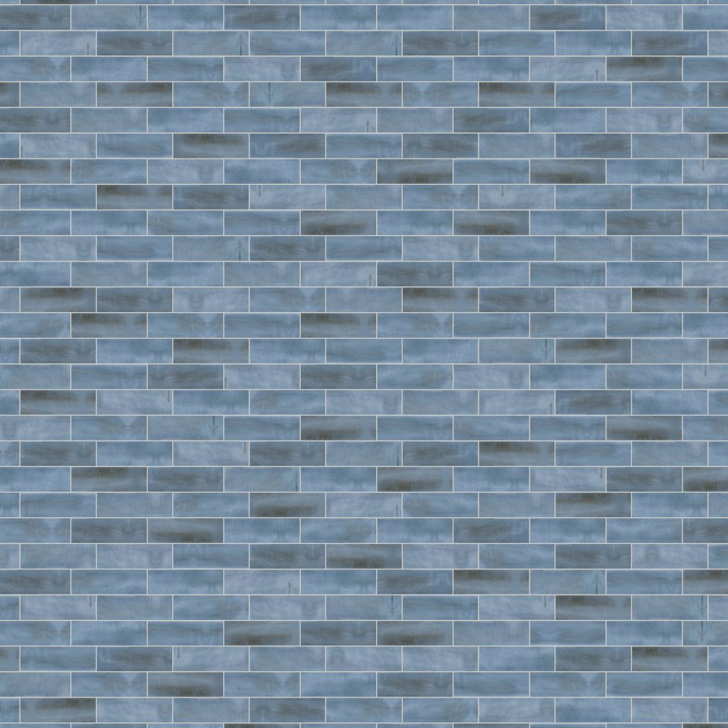 Qualis Ceramica Aruba 2x6 Night Blue Matt