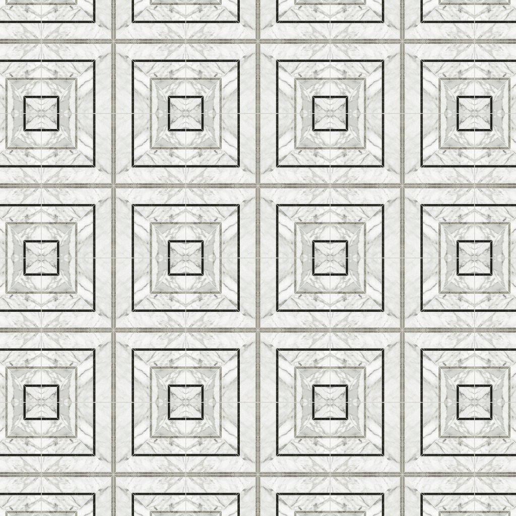 Qualis Ceramica Luxury Milano Statuario Picco-Honed - Grey