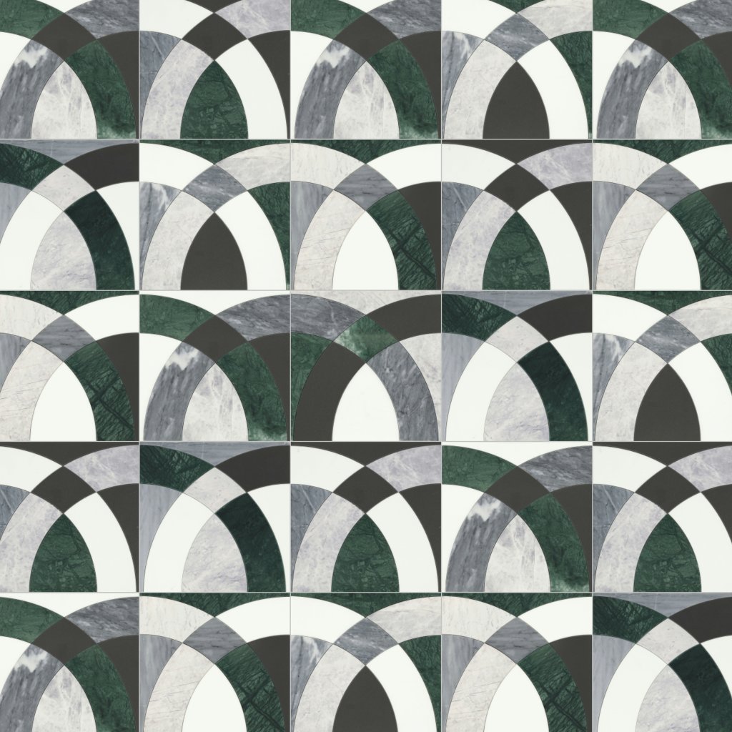Daltile Eclessia Marble Cristallo Blend, Arches, Polished - Cristallo Blend