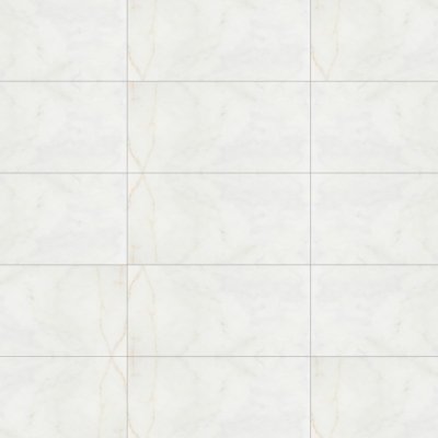 Marble Systems White Pearl Honed Marble Tile 12x24 - White Pearl - 12" x 24" x 3/8"