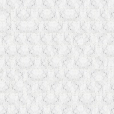 Qualis Ceramica Bianco Venatino 6x6 Polished - Alternating 1/3