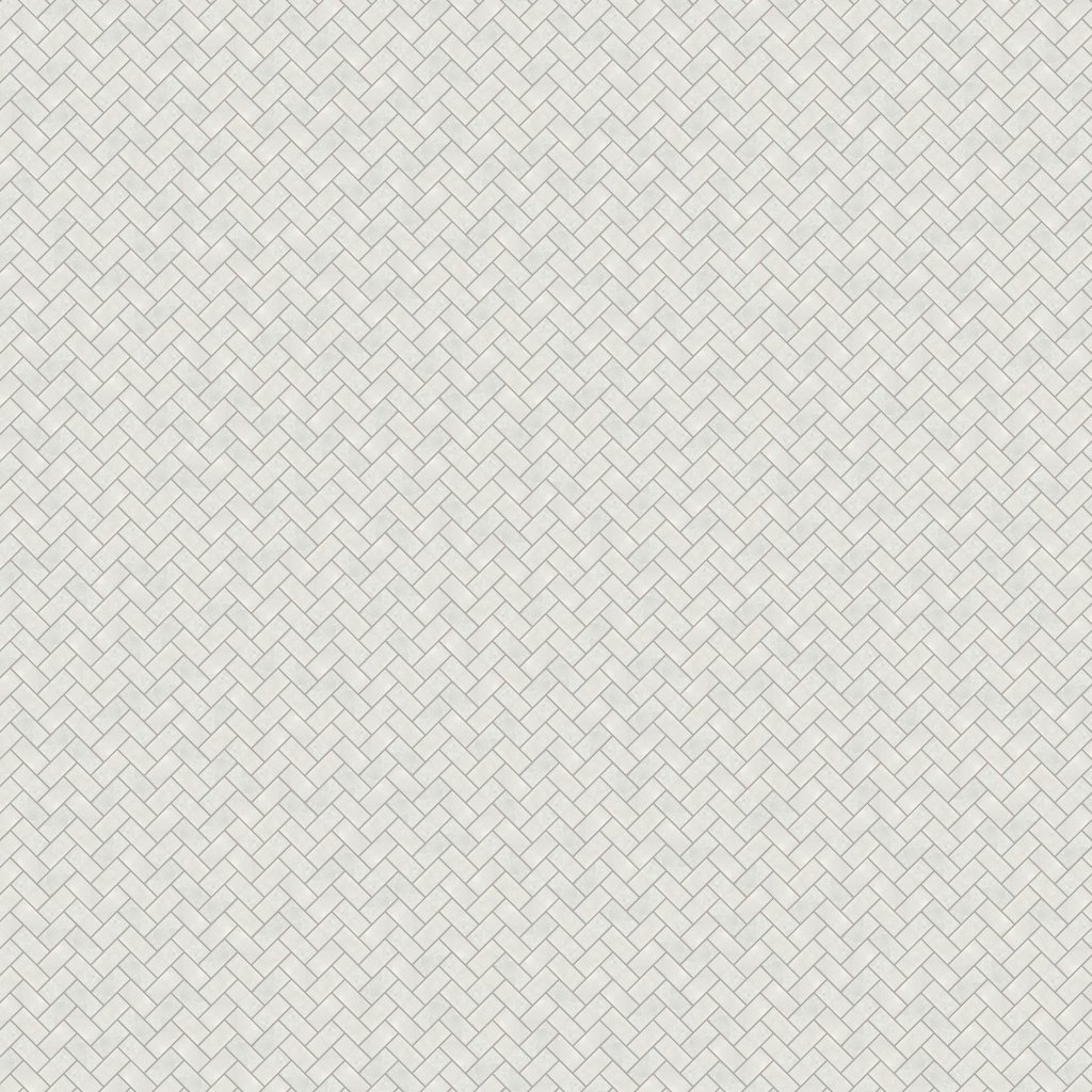 Marble Systems Iceberg Honed Herringbone 1x2 Marble Mosaic 11x11 - Iceberg