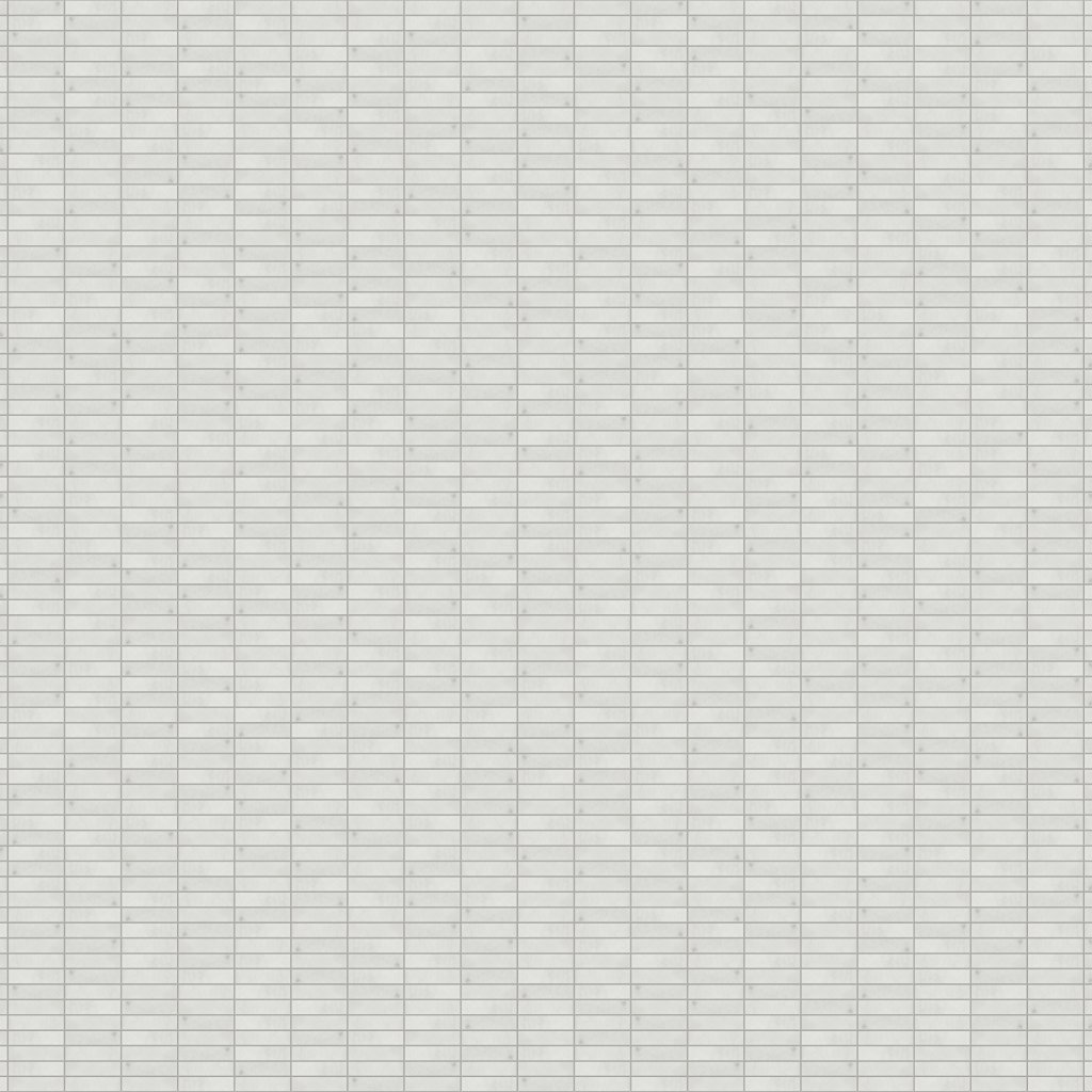 Marble Systems Glacier Honed 5/8x3 Marble Mosaic 12x12 - Glacier