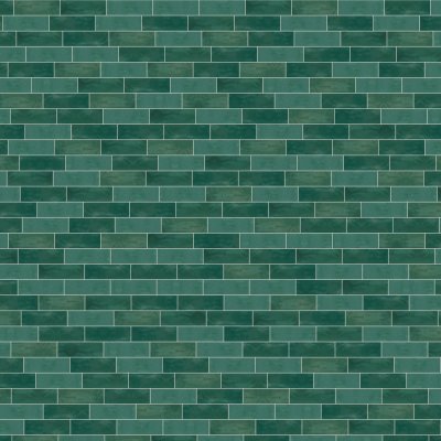 Qualis Ceramica Barcelona 2X6 Green - Random Length