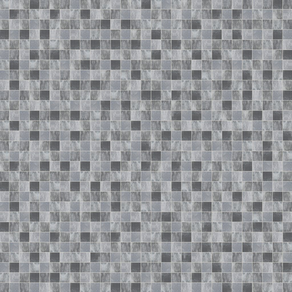 Qualis Ceramica Chelsea Collection Zellige Glazed Ceramic Grey Mix 3"x3"