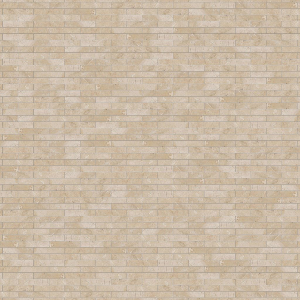 Diana Royal Polished 1 1/4x6 Marble Mosaic 12x12 - Diana Royal