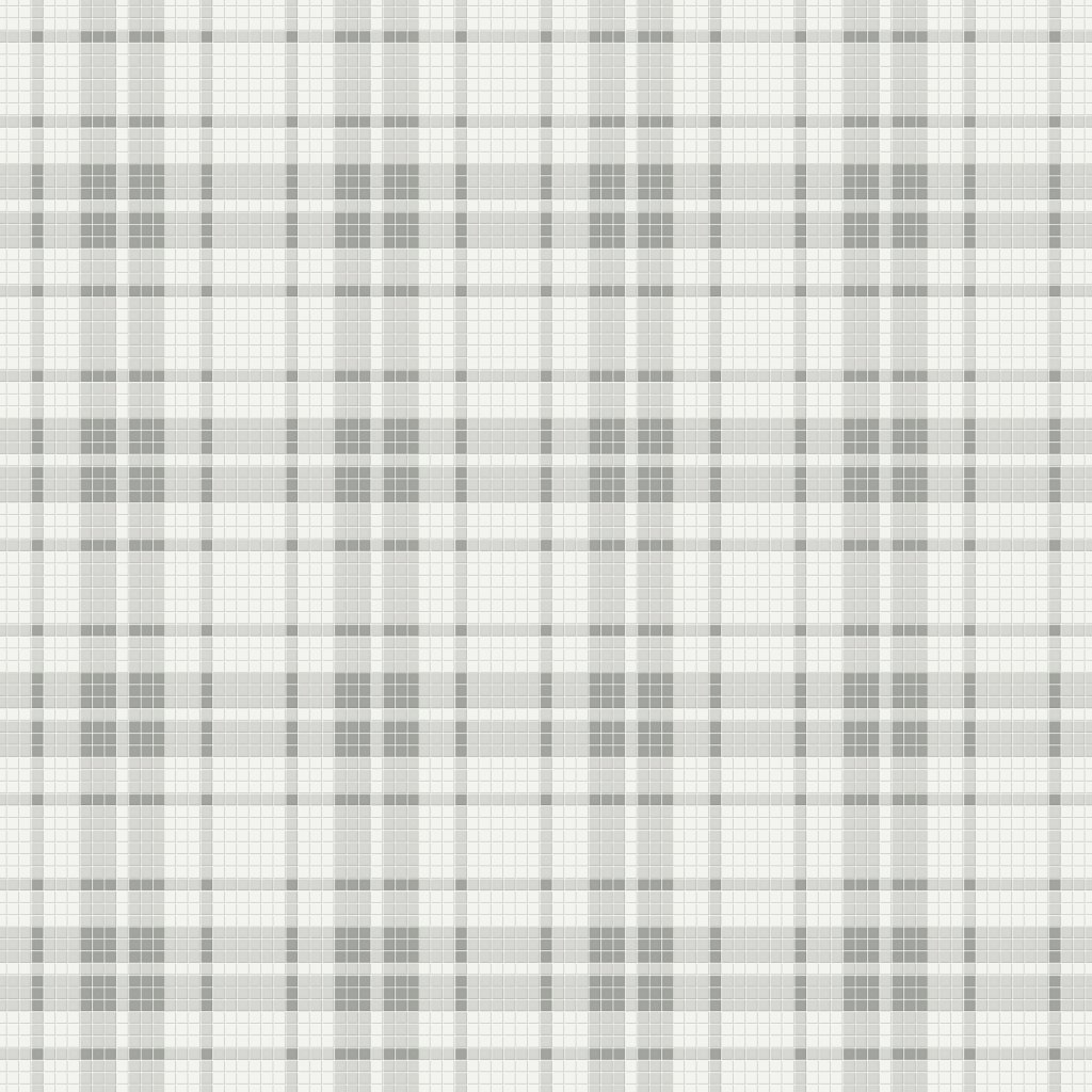 Qualis Ceramica Traditions Evening Blend Plaid Matt Mosaic - Cement Chic