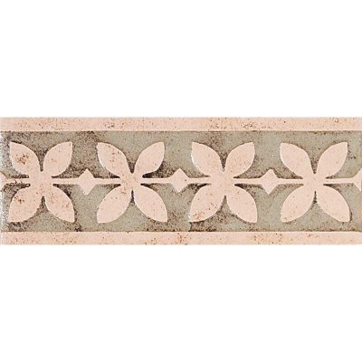 Marble Systems Ellery-41 Glazed Ceramic Border Tiles 2x6 - Ellery-41 - 2" x 6" x 3/8"