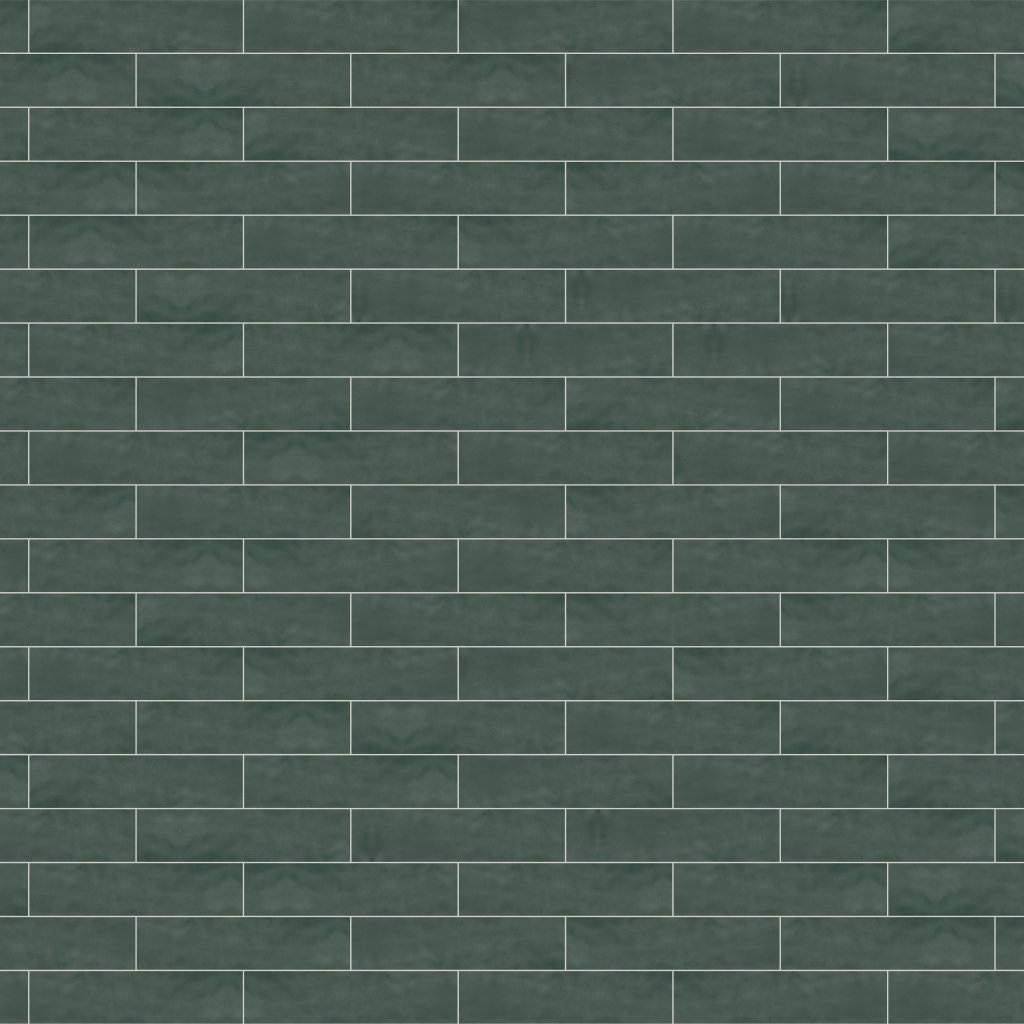 Qualis Ceramica Chateau 3x12W Brilliant Emerald Glossy