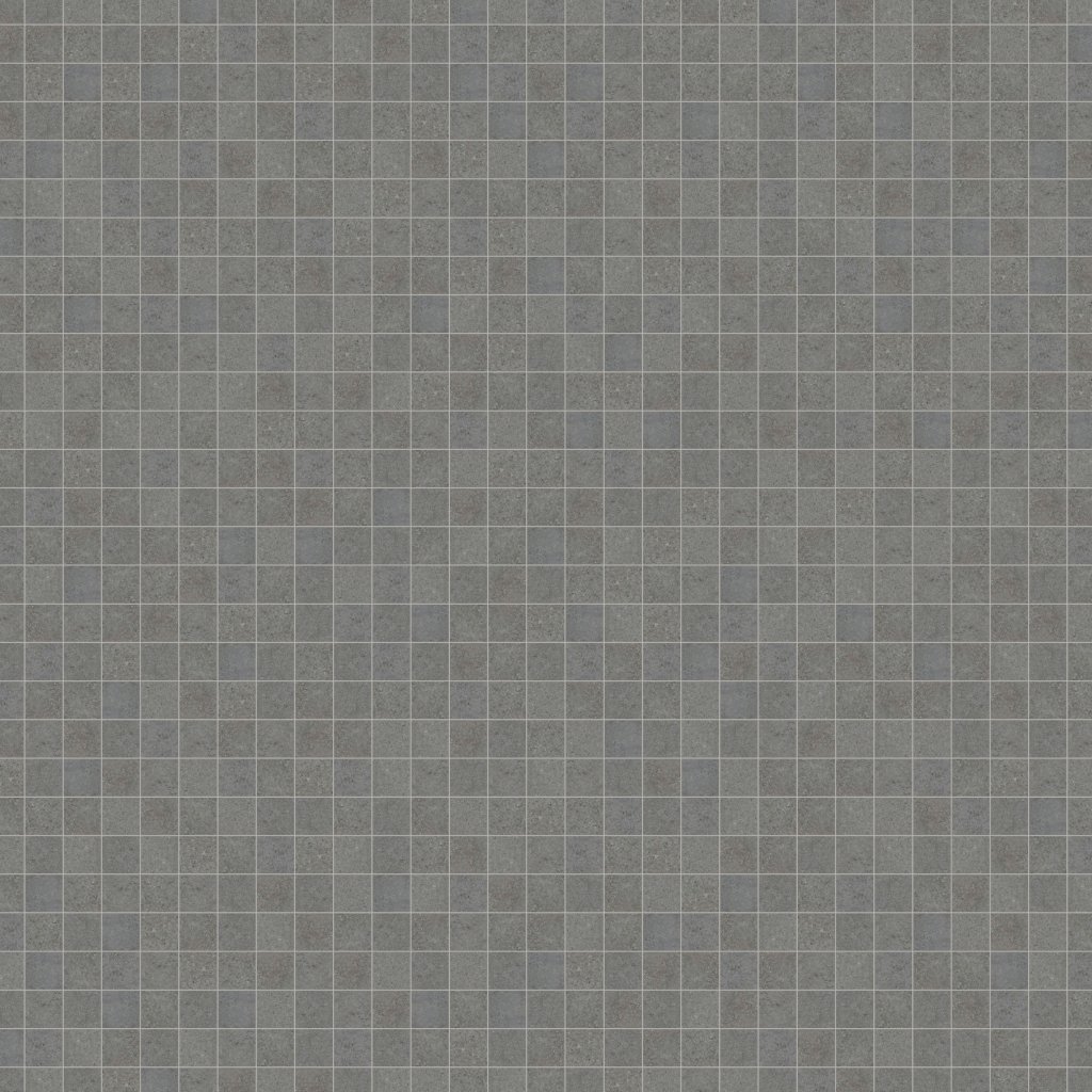 Marble Systems Octavia Grey 2x2 Porcelain Mosaic 12x12 - Octavia Grey