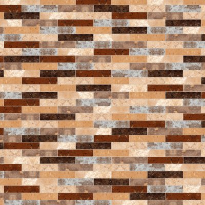 Qualis Ceramica Brix 2X10W Multicolor - Alternating 1/2