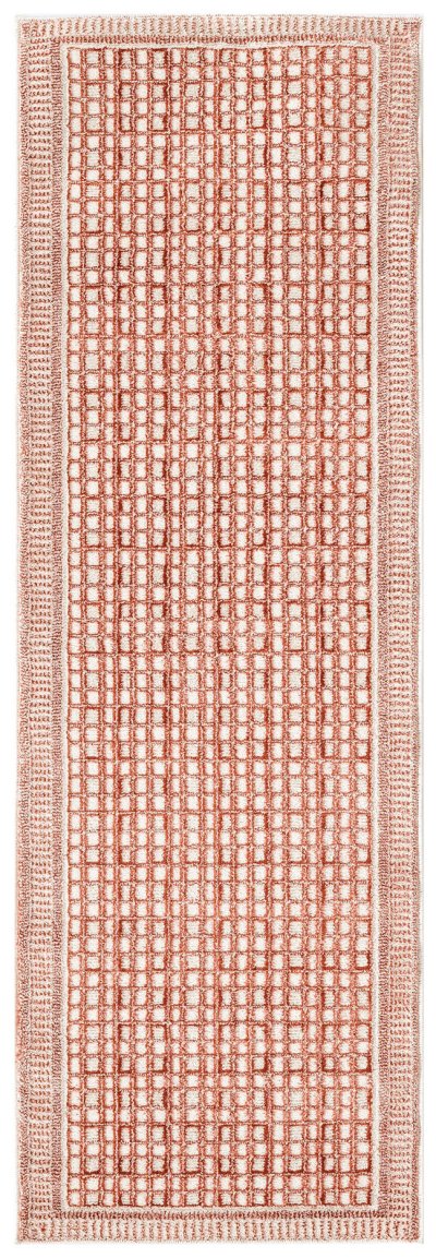 Nourison Home Nourison Nordic NRC03 5' x 7' Brick Ivory Modern Indoor Rug - 2' x 6'